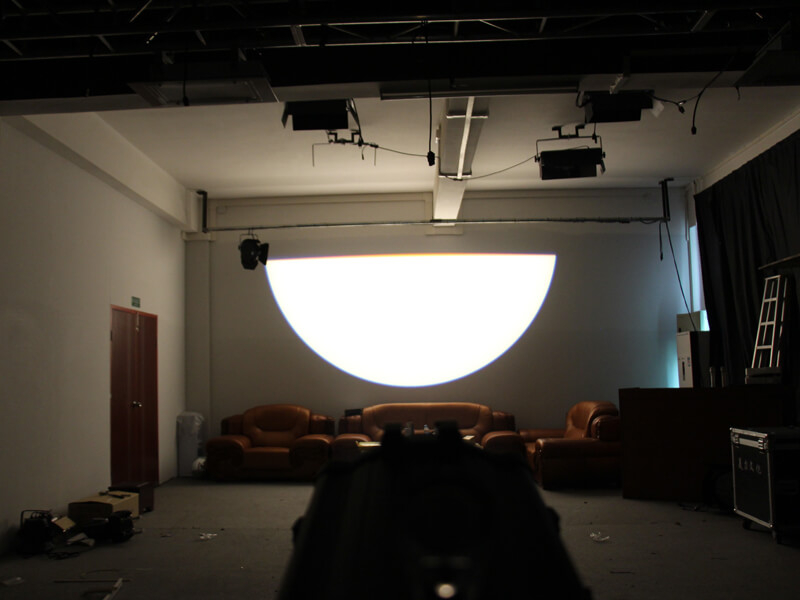 300W عدسة طويلة ثابتة درجة حرارة اللون LED زووم الشخصي بقعة ضوء